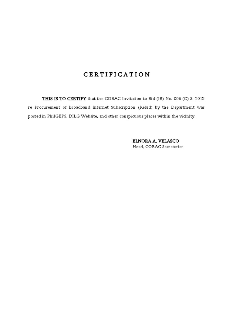 Certificate of Posting PDF