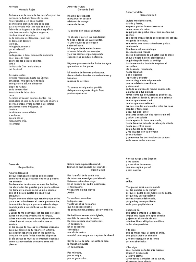 Poemas Eróticos PDF