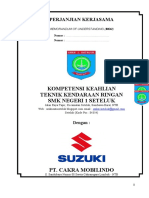 MOU-SMK SETELUK Dengan SUZUKI