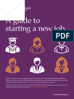 A Guide To Starting A New Job: WWW - Fairwork.gov - Au/learning