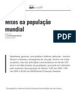 Mitos Da População Mundial. Le Monde Diplomatique. 1 Jul. 2011 - DUMONT, Gerard-François