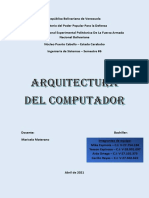 Arquitectura Del Computador - INFORME