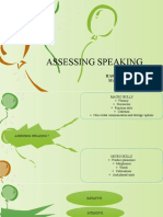 Assessing Speaking: Group Hardiyanti Mardiana