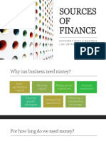 3.1 - Sources of Finance