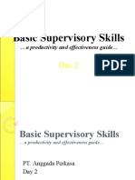 Basic Supervisory Skills