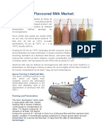 The Rise of Flavoured Milk Market:: Spore Forming in Sterilized Milk