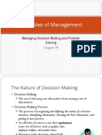 Principles of Management: Managing Decision Making and Problem Solving