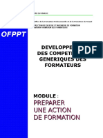 Module 6. Préparation D - Une Séquence de Formation