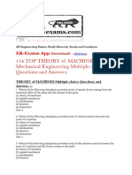 154 Top Theory of Machines - Mechanical Engineering Multiple Choice Questions and Answers