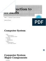 Week 1 - Computer System Overview Zeeshan Rasool