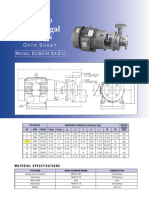 Ampco Centrifugal Pumps: Data Sheet Model EC/ECH 3 X 2