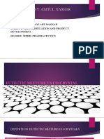 Eutectic Mixture vs Co-Crystal Analysis