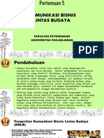 Komunikasi Bisnis Lintas Budaya