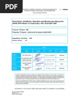 Description Installation Operation Maintenance For SAAR-0018129011900MA01 - A - 0