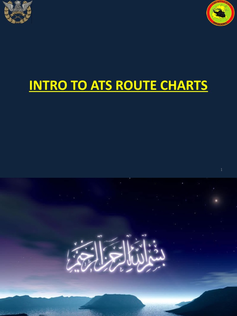 Understanding ATS Enroute Charts | PDF | Aviation | Aviation Safety