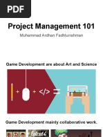 Project Management 101: Muhammad Ardhan Fadhlurrahman