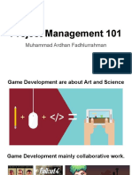 Project Management 101: Muhammad Ardhan Fadhlurrahman