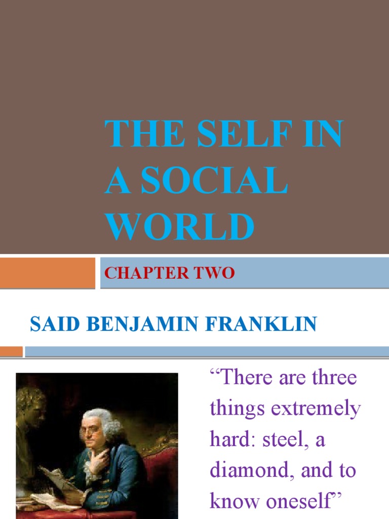 Understanding Self in Social Psychology | PDF | Self Concept | Self Esteem