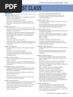 Outcomes Intermediate VocabBuilder Unit1