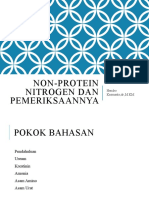 Non-Protein Nitrogen Dan Pemeriksaannya