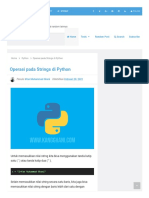 Operasi Pada Strings Di Python - Kang Ghani