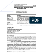 Proportional Resonant Current Controller Strategy in Inverter Application