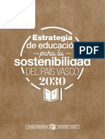 Estrategia Educacion Sostenibilidad 2030