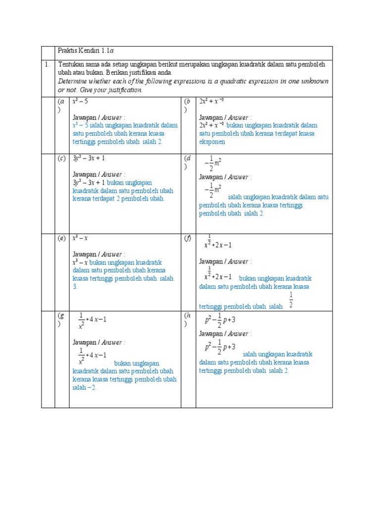 Matematik tingkatan 4