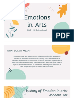 Emotions in Arts: DMD - 11C Britney Angel