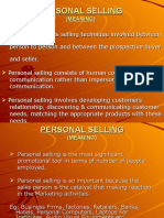 Chapter 13 Personal Selling