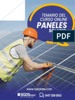 Temario Paneles Solares - SGDS