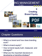 Marketing Management: 9 Creating Brand Equity