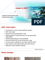Introduction To Noise in Adc Systems: Ti Precision Labs - Adcs