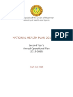 2nd Year's Annual Operational Plan (2018-2019) - NHP 2017-2021