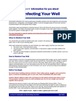 Disinfecting Your Well