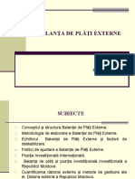 TEMA 2. Balanta de Plati Externe 2021