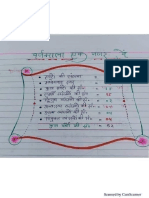 हिन्दी व्याकरण handwriting notes