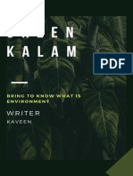 Green Kalam: Bring To Know What Is Environment