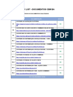 CHECK LIST - DOCUMENTOS CBM BA PDF