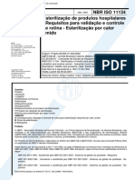 NBR 11134 - Esterilizacao de Produtos Hospitalares Requisitos para Validacao e Controle de Rotina