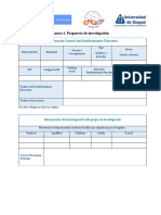 Anexo 1. Propuesta de Investigación