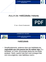 Aula 03 Habilidades Motoras