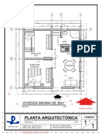 Planta 36m2 B Con Datos de Altura de Textos