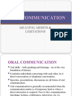 Oral Communication: Meaning, Merits & Limitations