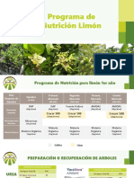 Productos para Fertilización en Limón