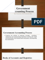 Government Accounting Process: Basic Transactions of The Government Entity