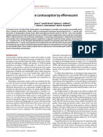 Long-Acting Reversible Contraception by Effervescent Microneedle Patch