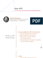 Versioning Your API: Shawn Wildermuth