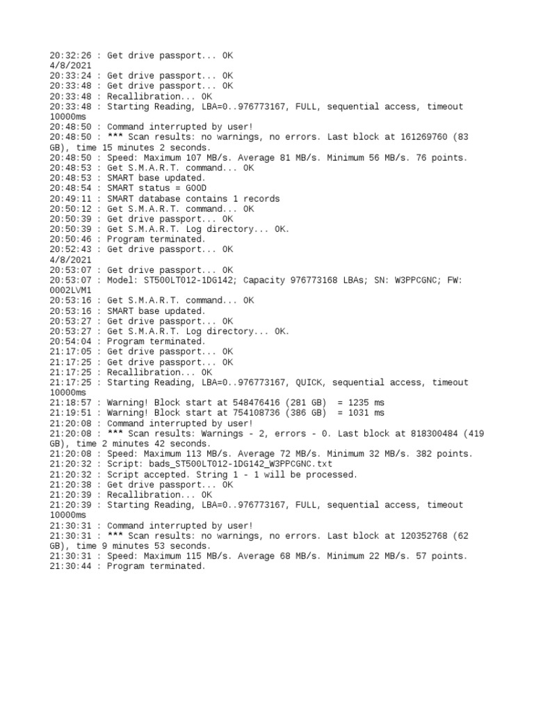 Event Log | PDF