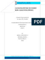 Online Class As Factor Affecting The Students' Well-Being: A Qualitative Approach